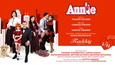 &Epsilon;ί&delta;&alpha;&mu;&epsilon; &tau;&omicron; &mu;&iota;&omicron;ύ&zeta;&iota;&kappa;&alpha;&lambda; Annie &sigma;&tau;&omicron; &theta;έ&alpha;&tau;&rho;&omicron; &Pi;&alpha;&lambda;&lambda;&alpha;&sigmaf;