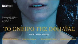 &Epsilon;ί&delta;&alpha;&mu;&epsilon; &tau;&eta;&nu; &pi;&alpha;&rho;ά&sigma;&tau;&alpha;&sigma;&eta; " &Tau;&omicron; ό&nu;&epsilon;&iota;&rho;&omicron; &tau;&eta;&sigmaf; &Omicron;&phi;&eta;&lambda;ί&alpha;&sigmaf; " &sigma;&tau;&omicron; &theta;έ&alpha;&tau;&rho;&omicron; Rabbit hole