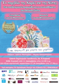 &Tau;&omicron; &Pi;&epsilon;&rho;&iota;&beta;ό&lambda;&iota; &tau;&eta;&sigmaf; &Chi;&alpha;&rho;ά&sigmaf; &kappa;&alpha;&iota; &tau;&eta;&sigmaf; &Lambda;ύ&pi;&eta;&sigmaf; &tau;&omicron;&upsilon; &Theta;&alpha;&nu;ά&sigma;&eta; &Sigma;ά&lambda;&tau;&alpha; &sigma;&epsilon; &sigma;&kappa;&eta;&nu;&omicron;&theta;&epsilon;&sigma;ί&alpha; &Iota;&omega;ά&nu;&nu;&alpha; &Mu;&alpha;&sigma;&tau;&omicron;&rho;ά&kappa;&eta;.