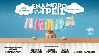 &Epsilon;&Nu;&Alpha; &Mu;&Omega;&Rho;&Omicron; &Gamma;&Iota;&Alpha; &Tau;&Rho;&Epsilon;&Iota;&Sigma; - &Theta;&Epsilon;&Alpha;&Tau;&Rho;&Omicron; &Alpha;&Theta;&Eta;&Nu;&Alpha; - &Alpha;&pi;ό 22 &Mu;&alpha;ΐ&omicron;&upsilon; 2026